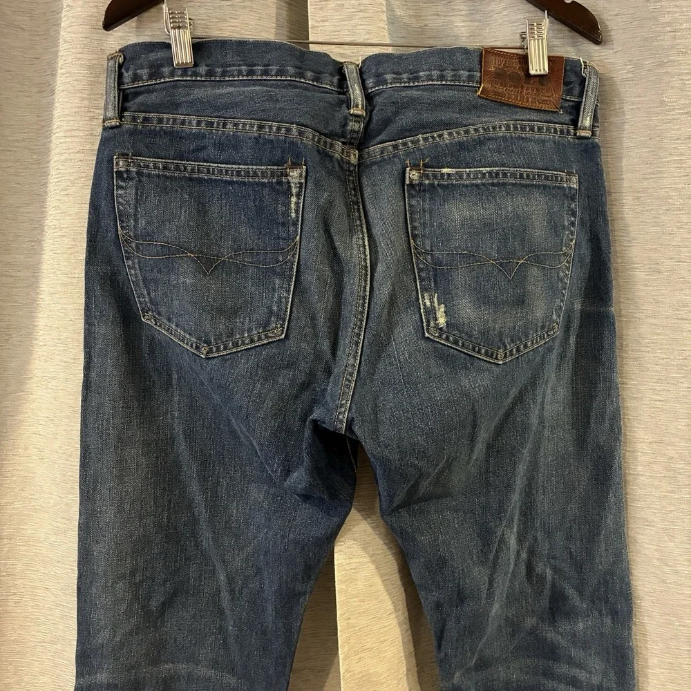 Polo Ralph Lauren 381 Slim Fit Jeans Mens 33X32 Medium Wash Blue Denim